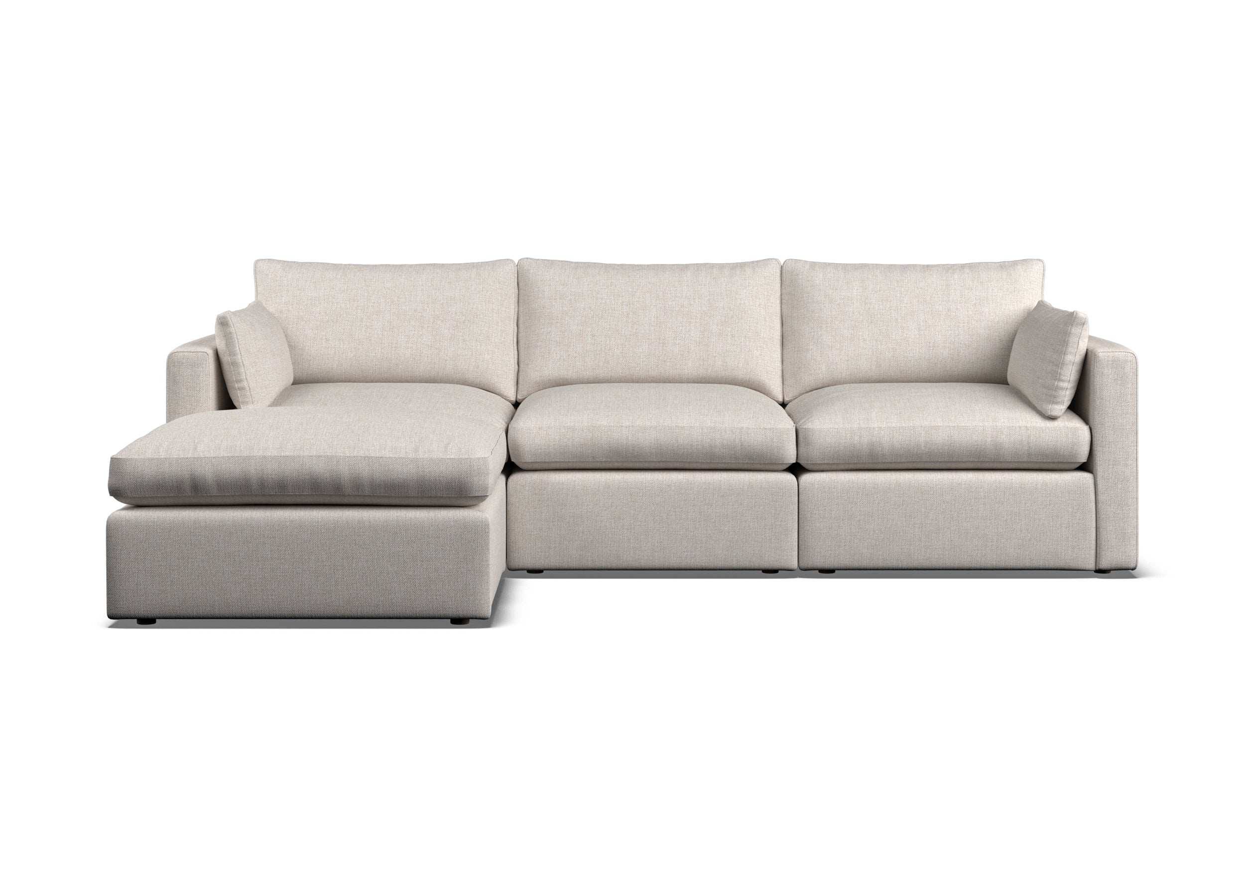 Soulmate Left Arm 4 Piece Modular Chaise Sofa