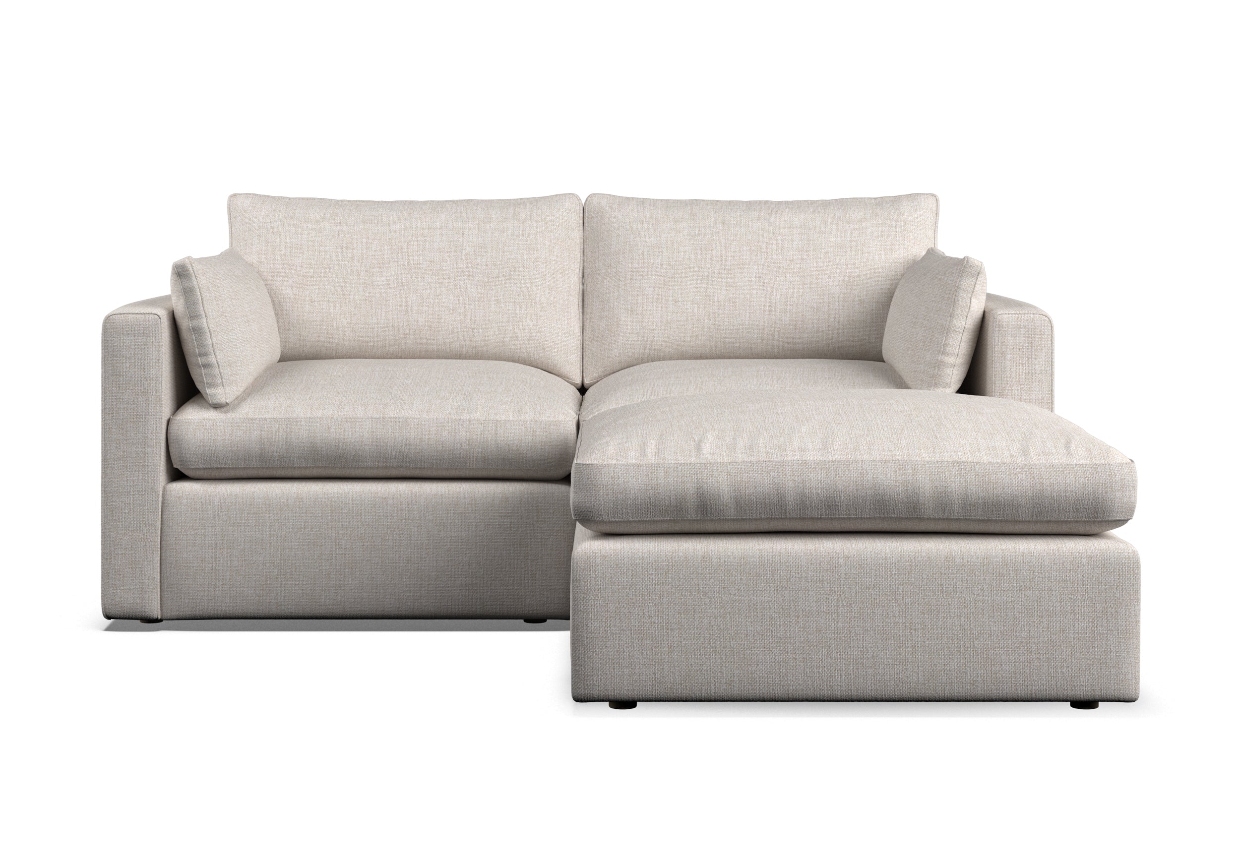 Soulmate Right Arm 3 Piece Modular Chaise Sofa
